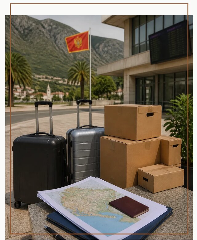 Полное сопровождение переезда в Черногорию в Находке